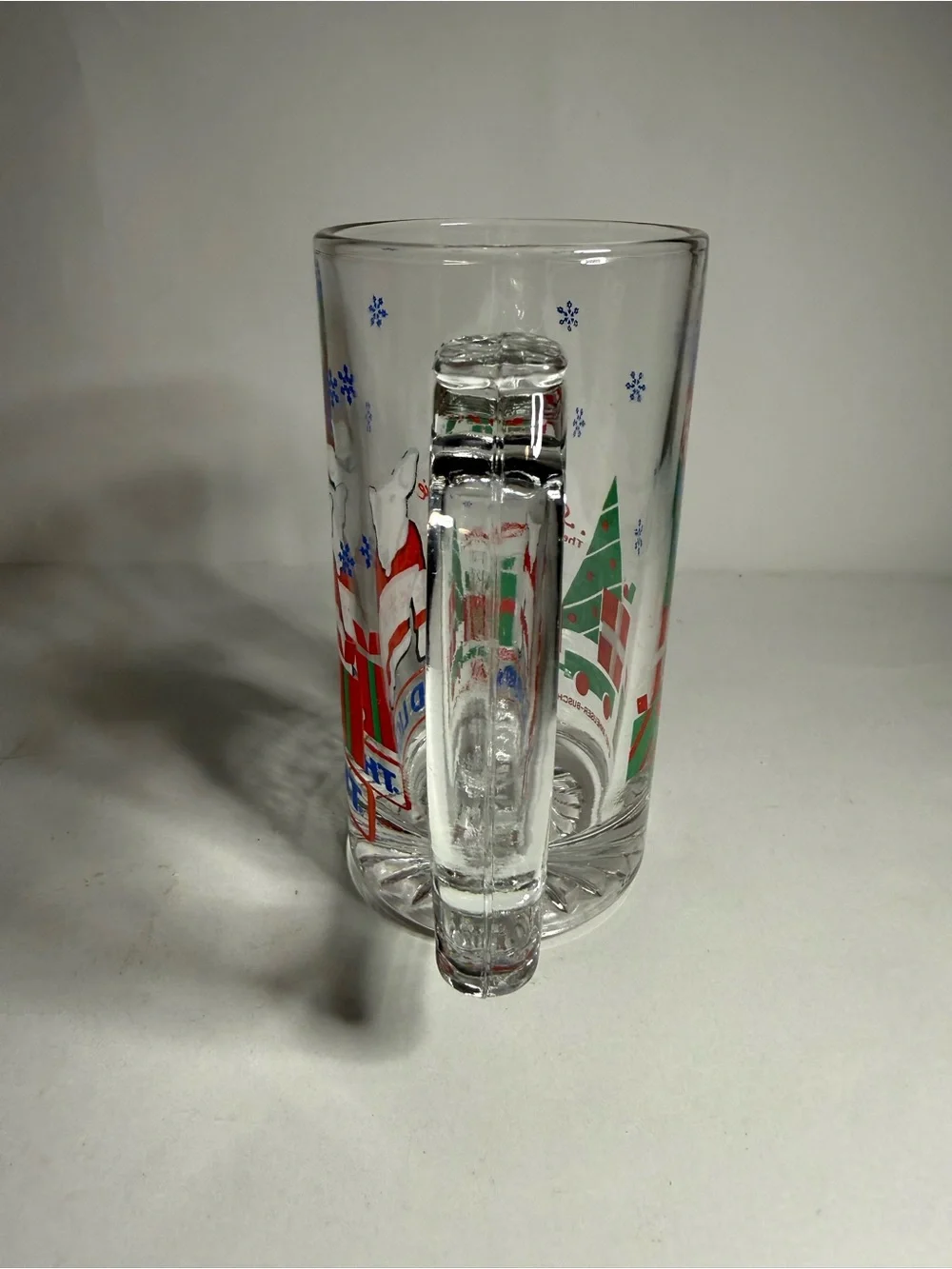 Vintage Spuds MacKenzie Christmas Beer Mug Bud Light Anheuser Busch